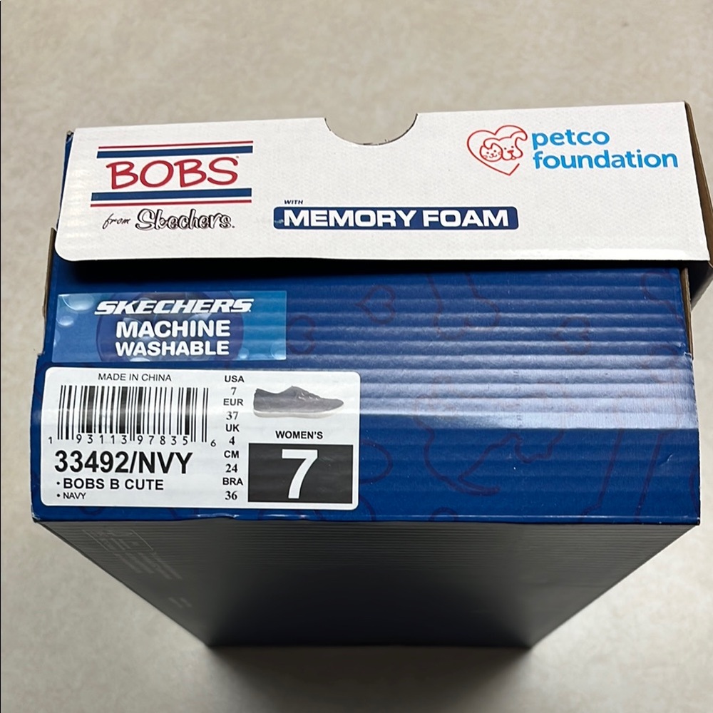 BOBS by Skechers Navy Sneakers - Picture 4 of 8